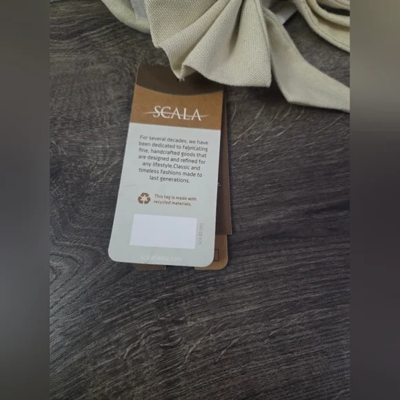 Scala Women's 100% Cotton Visor Hat NWT - Picture 6 of 9